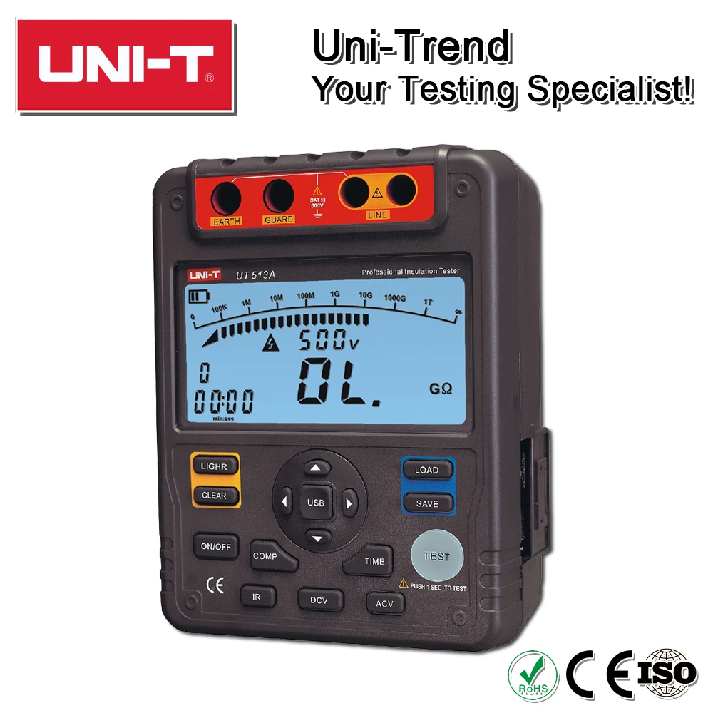 Best Insulation Resistance Testers UNIT UT513A Products from