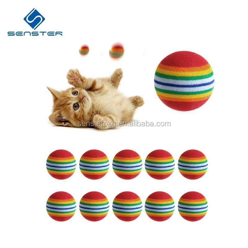 soft foam cat balls