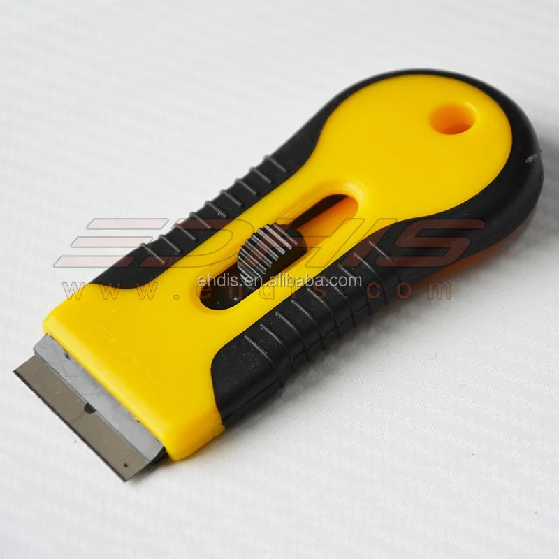 Cn055 Voiture Autocollant Remover Rasoir Lame Spatule Grattoir Voiture Autocollant Remover Rasoir Lame