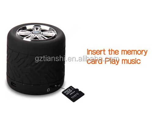 bluetooth music player tire shape bluetooth speaker with hands free function - ANKUX.COM