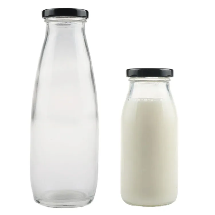 wholesale food grade clear milk bottle glass 100 ml 200 ml 250 ml 500 ml 10...