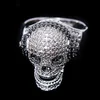 Hot Latest Luxury Skull Rings With Too Mucu Fashion Diamonds