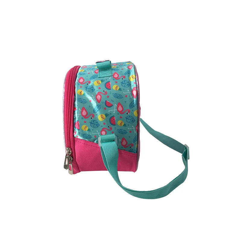 Customized high quality portable girls school lunch bag cooler carrier bag