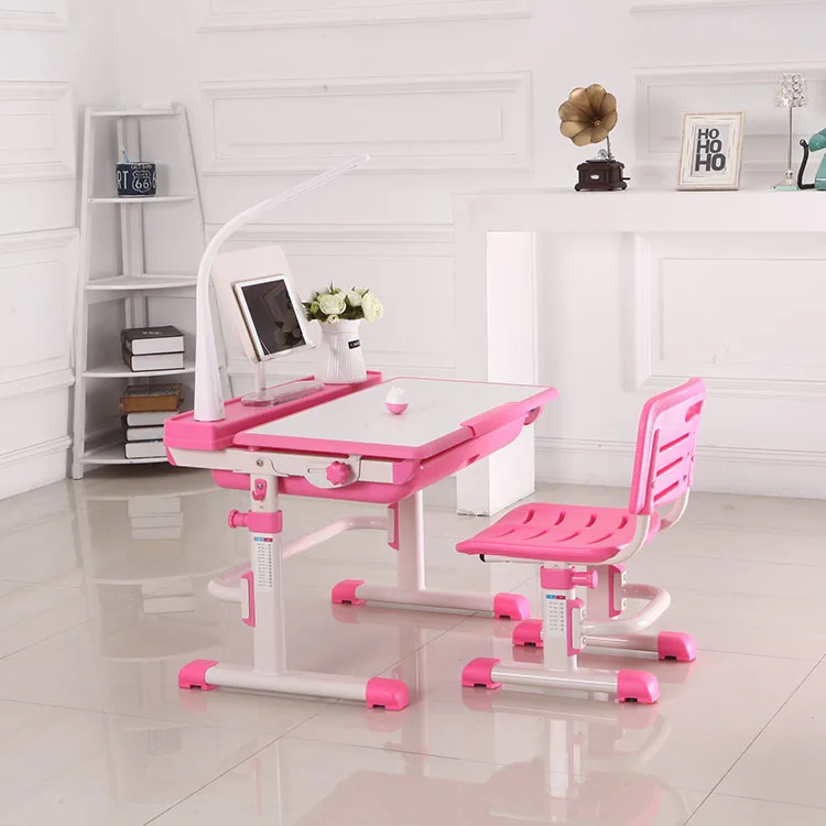 Children Furniture Ergonomic Height Adjustable Kids Desk And Chair