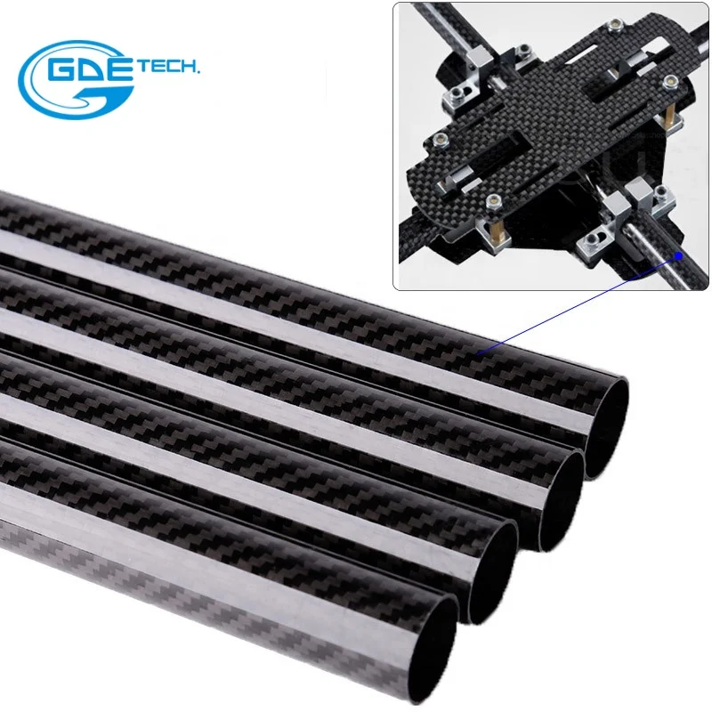 7mm 8mm 9mm 10mm 12mm Carbon Fiber Tubes / Carbon Fiber Torque Tube