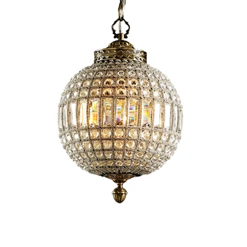 Octagonal Beads Crystal Hanging Decorative Orb Unique Chandelier Octagonal Beads Crystal Hanging
