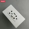 Source manufacturers U&L certification US standard socket with dual USB South American wall socket panel 15A plug-in board