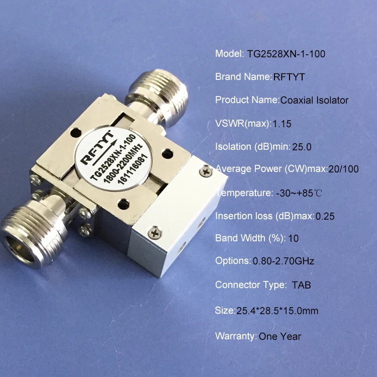 Radio Freqency Coaxial Isolator