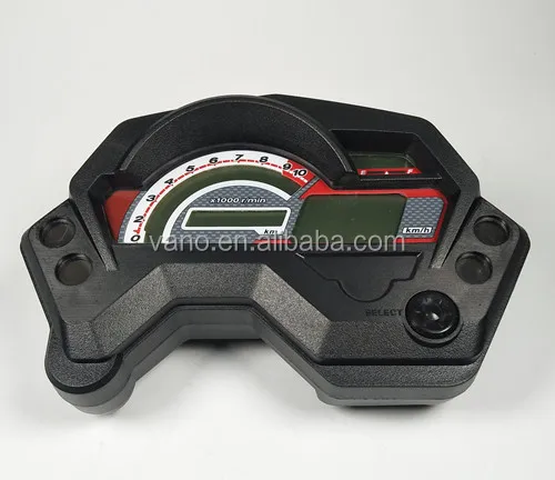 Electric FZ16 motorcycle speedometer