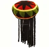 Adult Jamaican Synthetic Rasta Hat Wig With Dreadlocks Bob Marley Party Fancy Caribbean Dress SA041