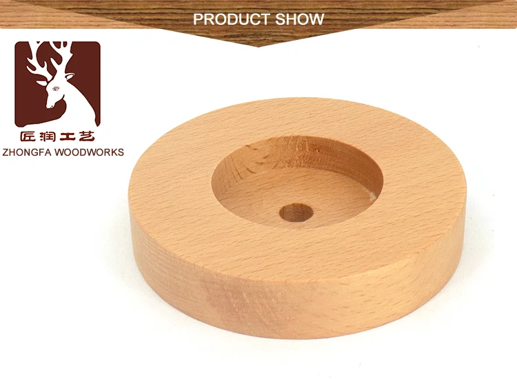 salt lamp wooden base