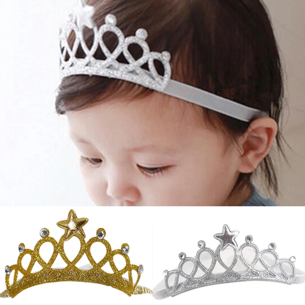 Bow Kids Baby Princess Crown Hair Headwear Girls Accessories Toddler Headbands