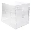 hot sale acrylic different brands of bread box acrylic display case