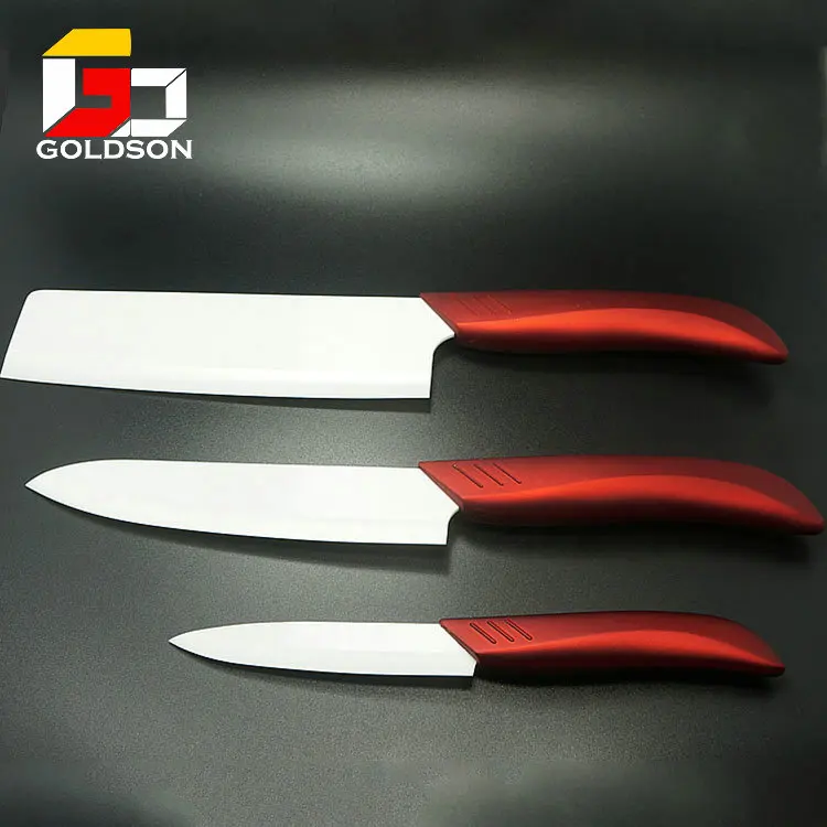 Red Handle Delicate Fruit Knife Chinese Knife Set High Demand In China