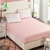Hotel Use Woven Technics Microfiber Pongee Fabric Ultrasonic Mattress Protector Waterproof