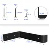 Metal Corner Shelf Brackets Wall Mounting Brackets With Hook