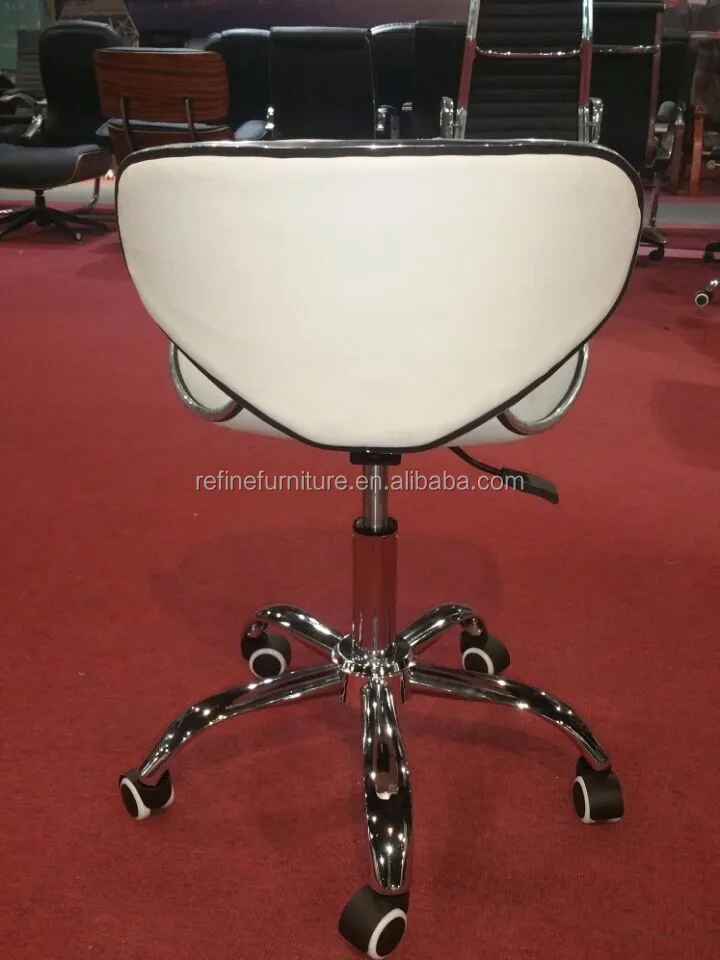 High Quality Heavy Duty Stylish White Leather Nail Beauty Salon Chair
