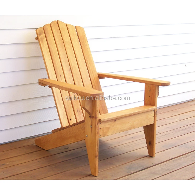 Merry Garden Foldable Adirondack Chair Wooden Outdoor Wood 