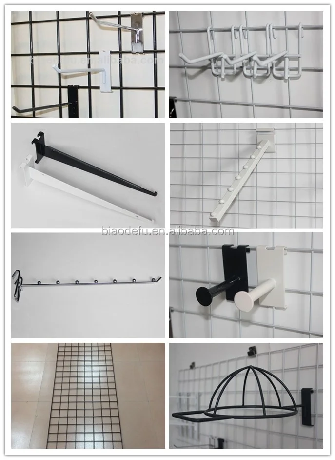 Security Retail Wire Gridwall Mesh Display Rack Hook For Gridwall Panel Buy Retail Wire