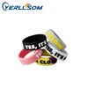 Hot Selling customized personal engrave logo silicone ring YR18062001
