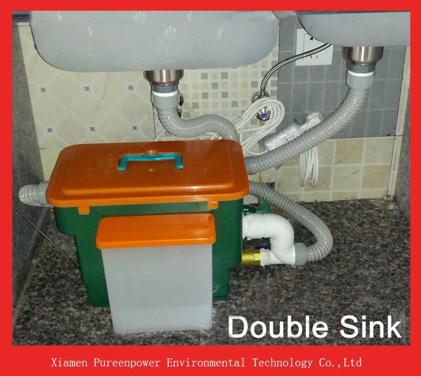 Easy Installation Poly Grease Trap For Household Kitchens Automatic Oil