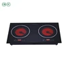 Microcomputer electric double burner induction cooker/hob