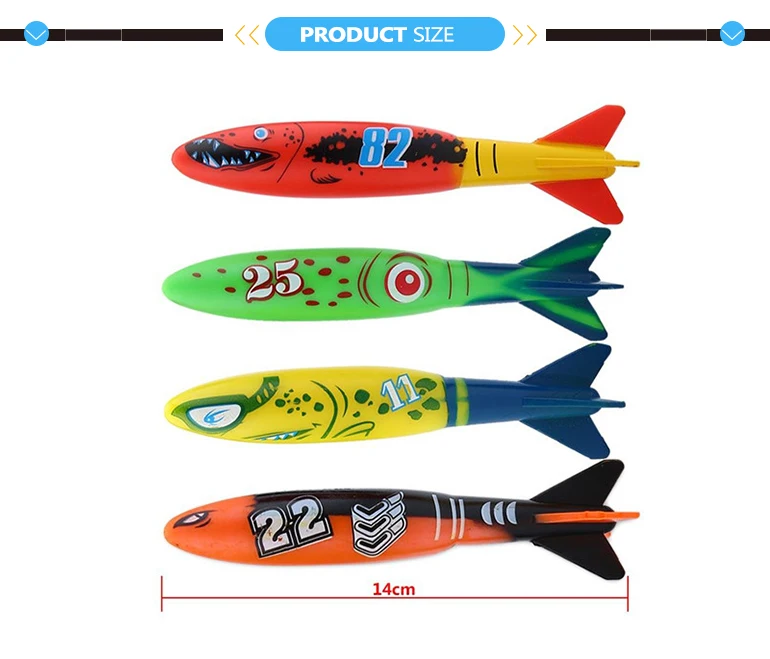Underwater summer torpedo fish swimming pool diving toys.jpg