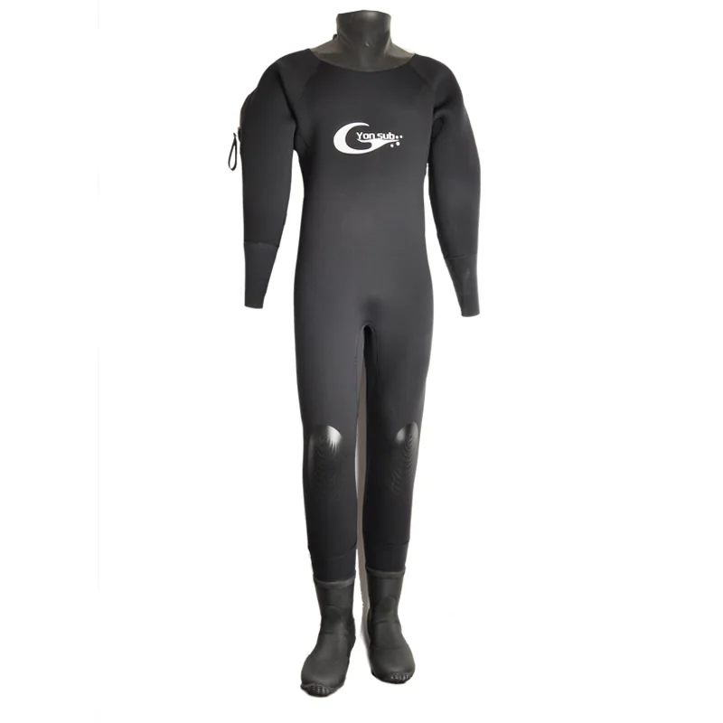 6mm Neoprene Waterproof Diving Dry Suit For Keep Warm In Cold Water