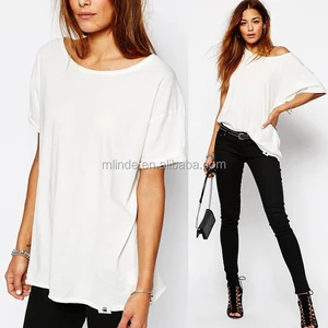 100% Cotton Women Plain White Loose Fit Simple Jersey T-Shirt Wholesale Clothing Custom 100% Cotton Women Plain White Loose Fit Simple Jersey T-Shirt Wholesale Clothing Custom