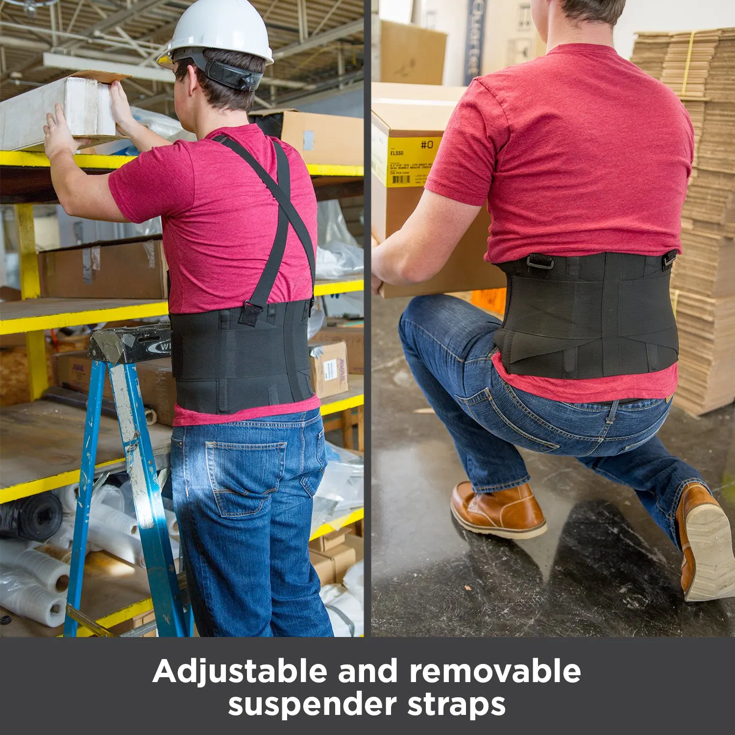 Elastic Industrial Back Support Belt With Suspenders Work Back Brace Buy Industrial Back