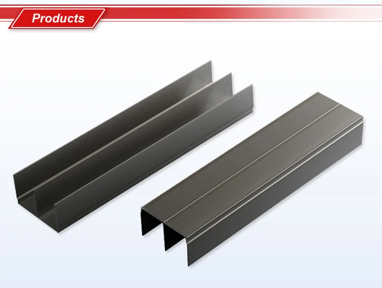 Factory Hot Sale 6063 Aluminium Sliding Door Track For Wardrobes Buy
