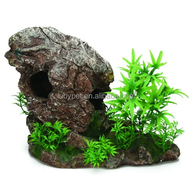 Ch 5062p Reptile Resinic Ornament For Reptile Cage Decoration