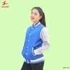 Customize Varsity Plain Baseball Jacket Polyester Winter Jacket Hoodie