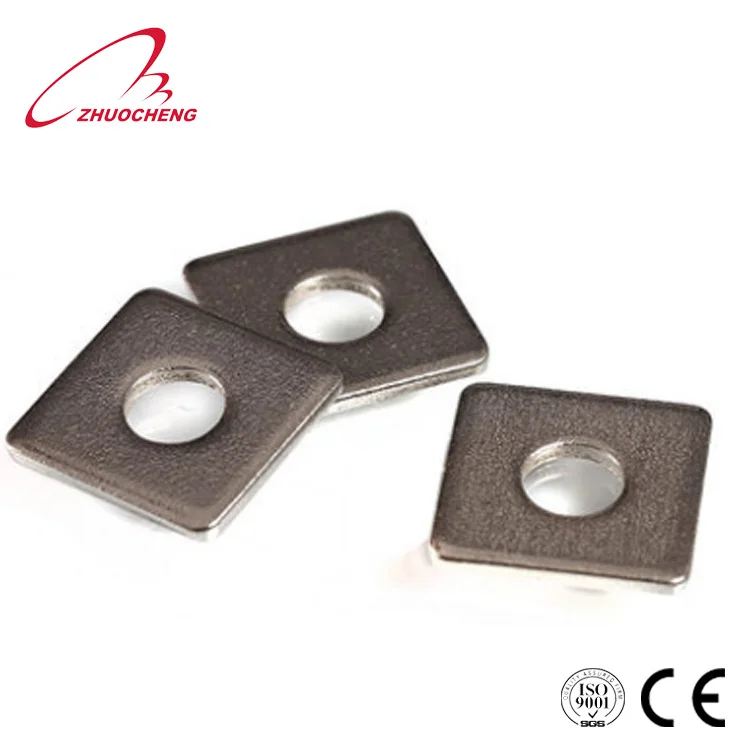 Thin Plain Square Hole Flat Washer Din436 Buy Galvanized Square