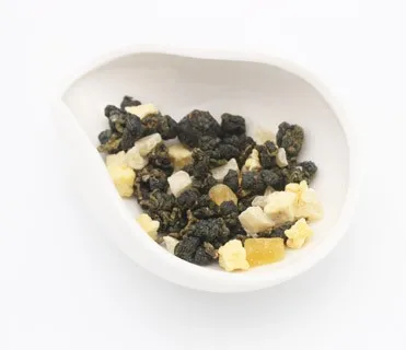 blended tea, dried fruit tea, mint chocolate black tea