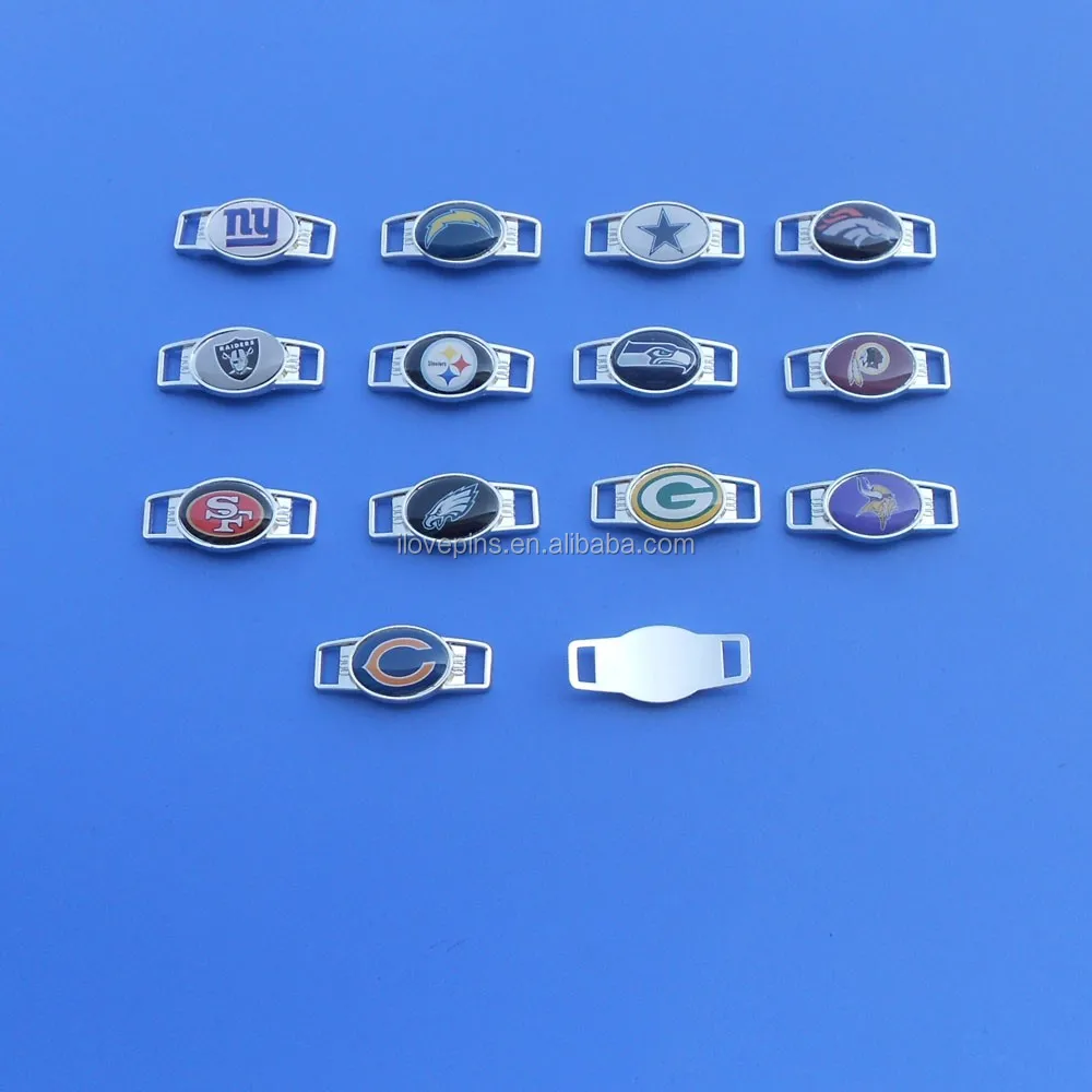 Cheap Personalized Various Shape Shoelace Charms With Custom Engraved