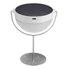 Creative Design IP65 Waterproof Desktop and Hook 5W Table Lamp Solar Study Light with USB Phone Charger