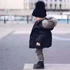 Baby Girl Boy Winter Cotton Hooded Coat Jacket Thick Warm Zip Outerwear Coat Boys Girls Kids Children Clothing Dropshipping A#