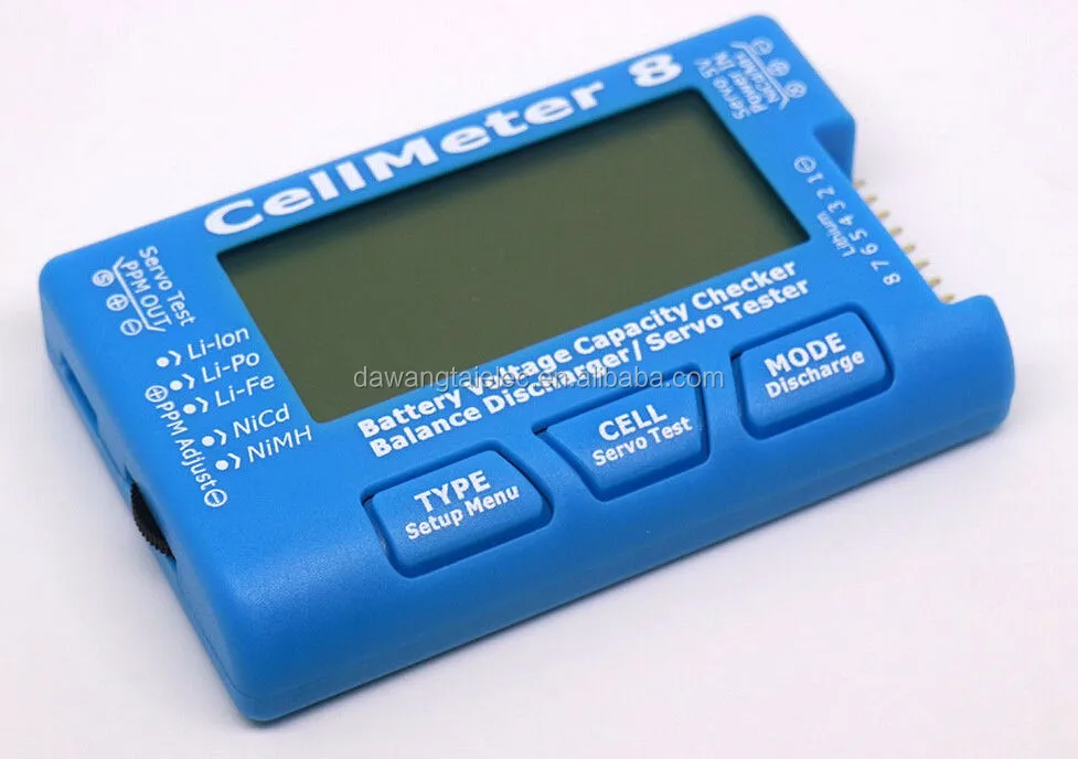 Rc Cellmeter8 18s Battery Capacity Voltage Checker Meter Lipo Lilon