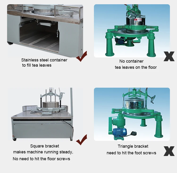 Yongxing Machinery 650mm Tea Leaf Crushing Machine Green Tea Making