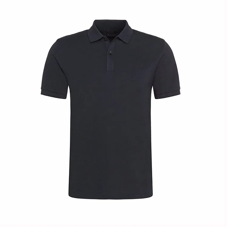 Custom Embroidery Men's Microfiber Breathable Black Polo T Shirt - Buy ...