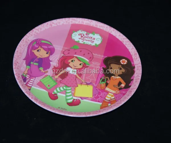 Girls Melamine Food Plate