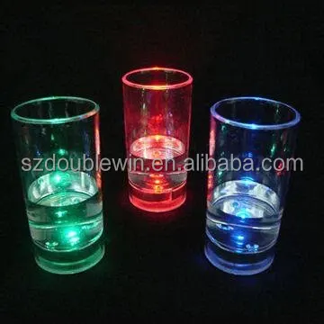 Party Decoration Color Change Led Light Up Plastic Cup Led Table