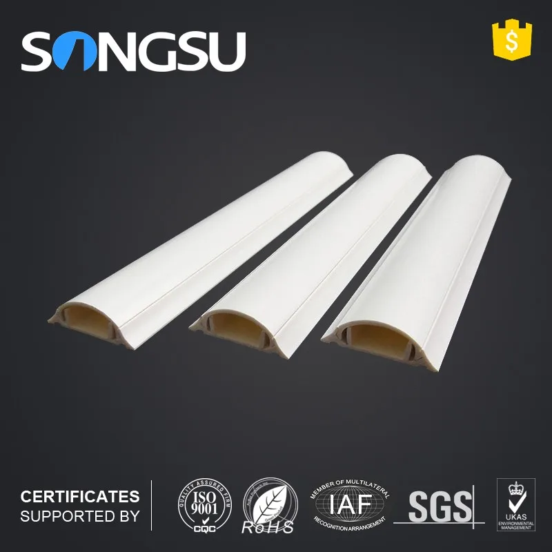 Fire Resistance Pvc Outdoor Half Moon Cable Trunking Duct Buy Pvc
