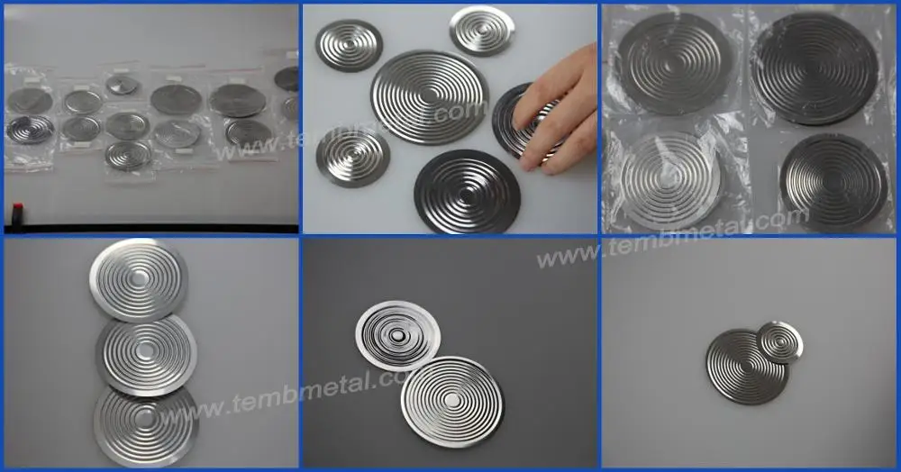 stainless steel, hastelloy,Monel,Tantalum,titanium Metal Diaphragms