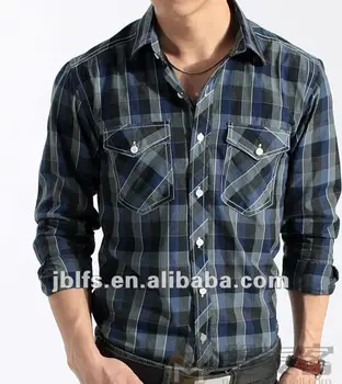 Men's Double Pocket Strips Casual Shirts - Buy Casual Shirts For Men ...