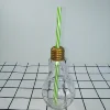 Factory supply 180ml bulb shape glass bottle for juice