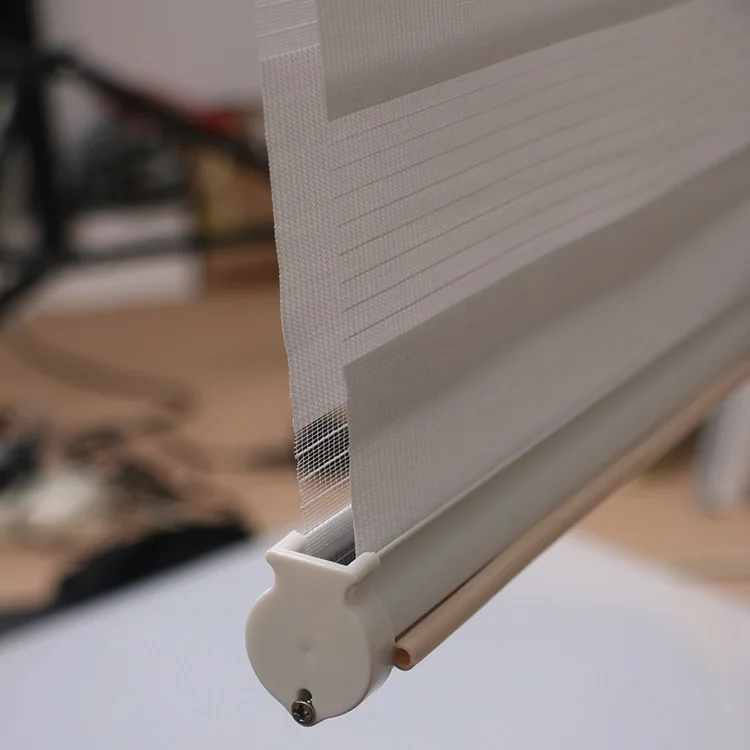 New Design 100 Polyester Fabric Custom Made Cord Pulley Roller Blinds