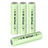 nimh aaa 700mah 1.2v rechargeable battery Button Top LED Flashlight Headlamp