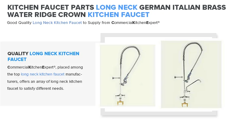 Kitchen Faucet Parts Long Neck German Italian Brass Water Ridge